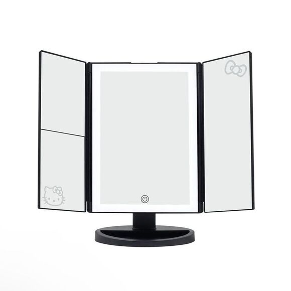 Hello Kitty® Trifold LED Tri-Tone Mirror+ Compact Mirror Bundle Set - Picture 3 of 8